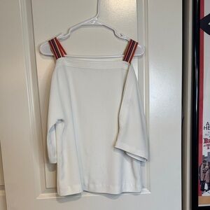 Trina Turk White Top with Multicolor Straps